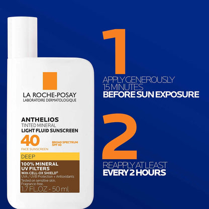 La Roche-Posay Anthelios Mineral Light Fluid Sunscreen for Face
