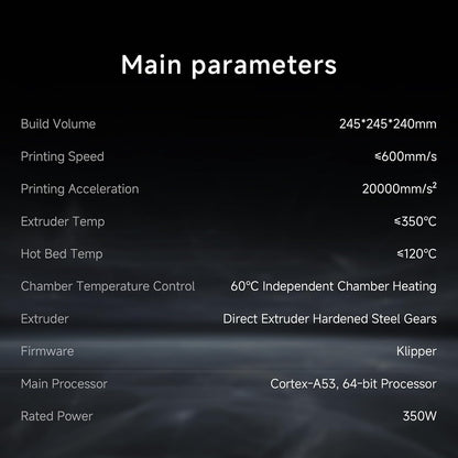 QIDI Q1 Pro 3D Printer, 600mm/s High-Speed Fully Auto Leveling 3D Printers with Camera, 60℃ Chamber Heat, 350°C Print Support Carbon Fiber Filament, Tangle Detection, Printing Size 9.65"x9.65"x9.45"