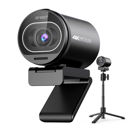 EMEET S600 4K Webcam for Streaming, Sony 1/2.55'' Sensor, PDAF Autofocus