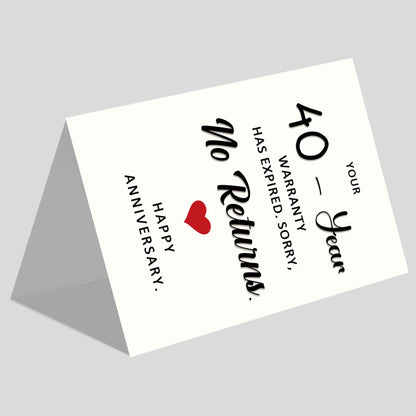 Funny 1st Anniversary Card, Anniversary Card Gifts for Men Women