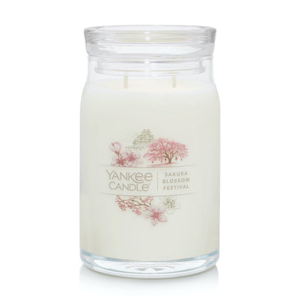 Yankee Candle Pink Sands Scented, Classic 22oz Large Jar Single Wick Candle, Over 110 Hours of Burn Time, Perfect for Creating Relaxing Atmosphere