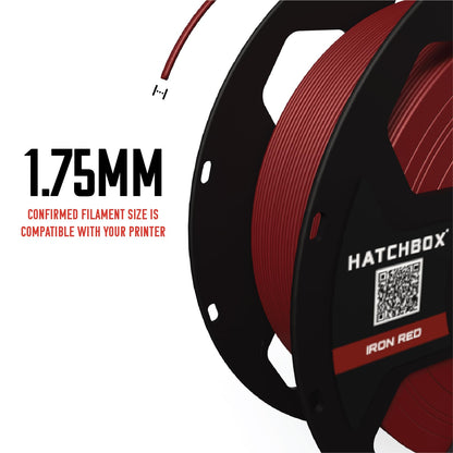 HATCHBOX 1.75mm White PLA 3D Printer Filament, 1 KG Spool, Dimensional Accuracy +/- 0.03 mm, 3D Printing Filament