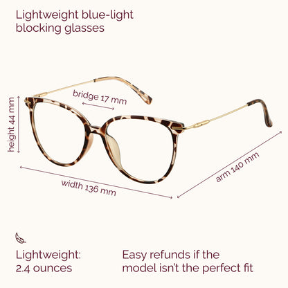 Gaoye Round Blue Light Blocking Glasses