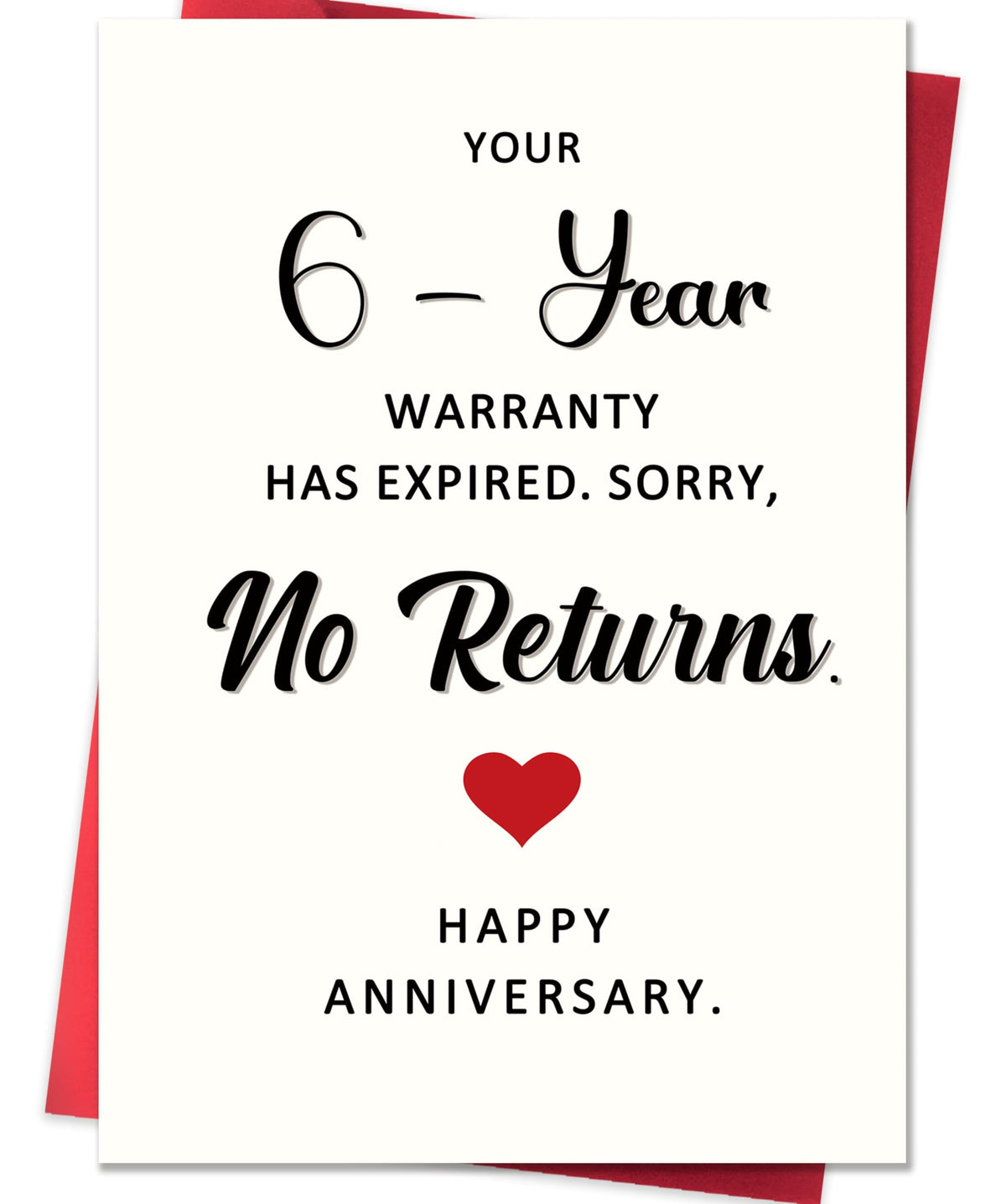 Funny 1st Anniversary Card, Anniversary Card Gifts for Men Women