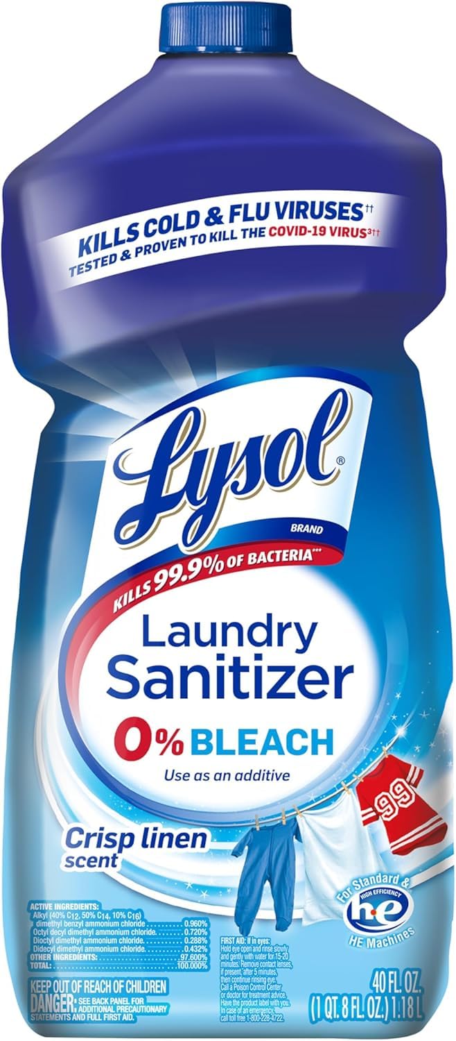 Lysol Laundry Sanitizer Liquid, Detergent Additive, Lavender, 90oz