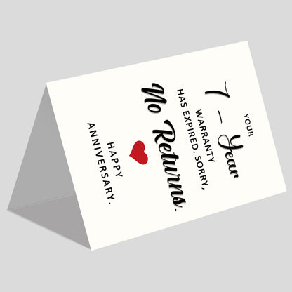 Funny 1st Anniversary Card, Anniversary Card Gifts for Men Women