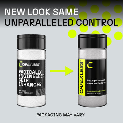 Chalkless Grip Enhancer - Premium Liquid Chalk Alternative & Less Mess Hand Chalk for Weightlifting, Powerlifting, Yoga, Gaming, Climbing, and More, Non-Toxic Long-Lasting & Reliable
