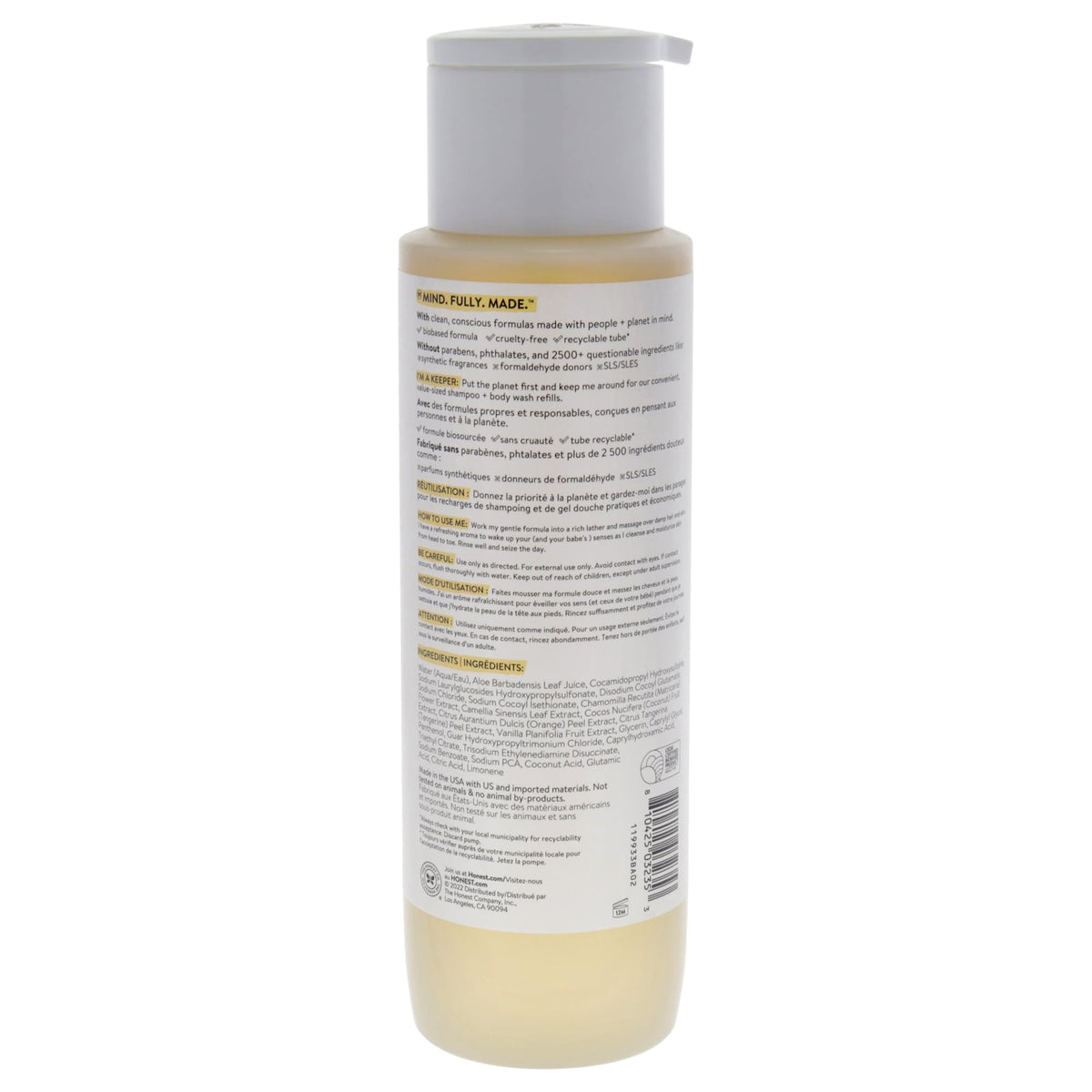 The Honest Company Shampoo & Body Wash, Tear-Free, Lavender Calm, 10 fl oz