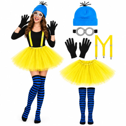 6 Pcs Women's Halloween Costume Accessories Set