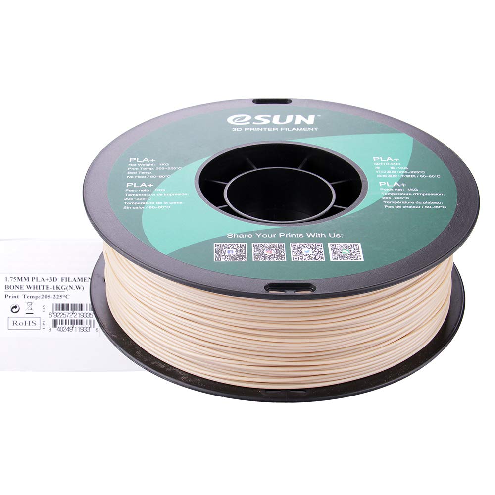 eSUN PLA PRO (PLA+) 3D Printer Filament, Dimensional Accuracy +/- 0.03mm, 1kg Spool, 1.75mm, Beige
