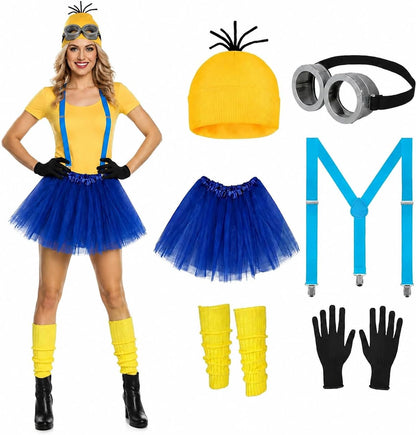 6 Pcs Women's Halloween Costume Accessories Set