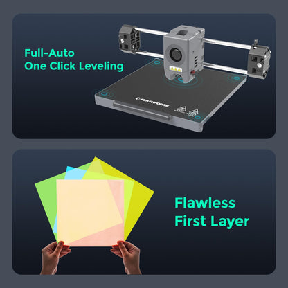 FLASHFORGE Adventurer 5M 3D Printer with Fully Auto Leveling, Max 600mm/s High Speed Printing, 280°C Direct Extruder with 3S Detachable Nozzle, CoreXY All Metal Structure, Print Size 220x220x220mm