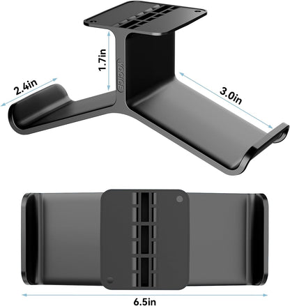 Controller Holder,Headphone Stand Headset and Controller Stand Under Desk Controller Holder with Strong Double Sided Tape Universal Design for Xbox ONE, PS5, PS4, PC
