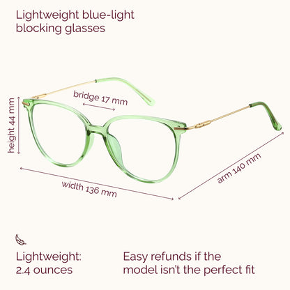 Gaoye Round Blue Light Blocking Glasses