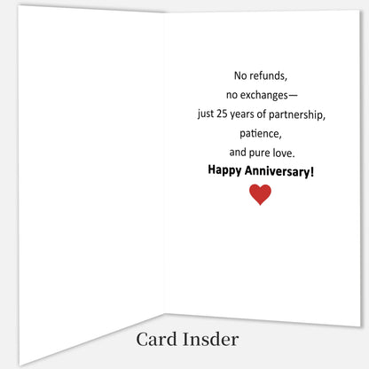 Funny 1st Anniversary Card, Anniversary Card Gifts for Men Women