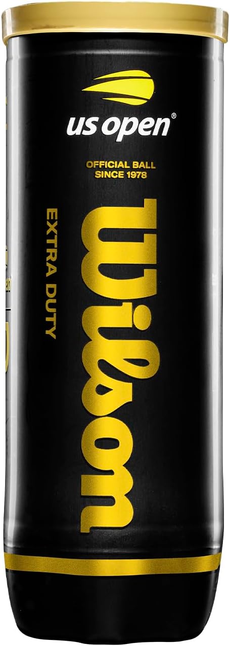 WILSON US Open Extra Duty Tennis Balls - 12 Cans (36 Balls) + 24 Cans (72 Balls)