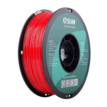 eSUN PETG Filament, Solid White, 1.55 kg