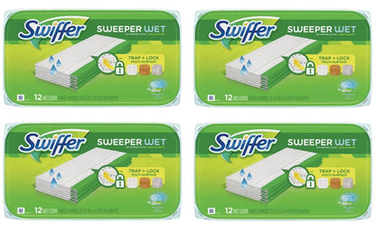 Swiffer Sweeper Wet Mopping Cloth Multi Surface Refills, Mops for Floor Cleaning, Febreze Lavender Scent, 36 Count