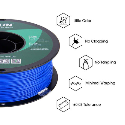 eSUN PLA PRO (PLA+) 3D Printer Filament, Dimensional Accuracy +/- 0.03mm, 1kg Spool, 1.75mm, Beige