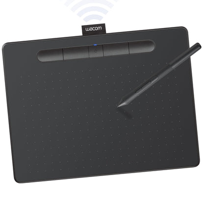 Wacom Intuos Small, Wired Graphic Drawing Tablet with Pen + Software