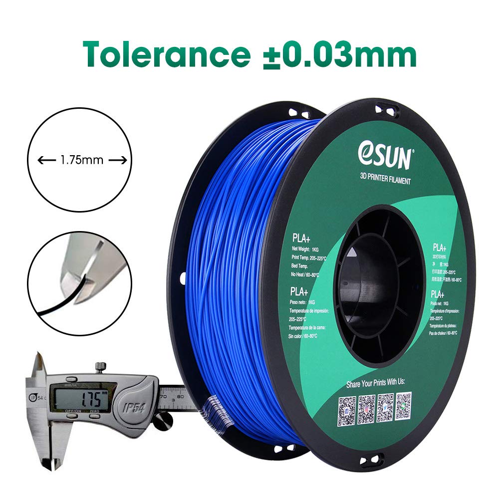 eSUN PLA PRO (PLA+) 3D Printer Filament, Dimensional Accuracy +/- 0.03mm, 1kg Spool, 1.75mm, Beige