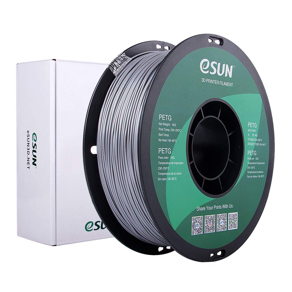 eSUN PETG Filament, Solid White, 1.55 kg