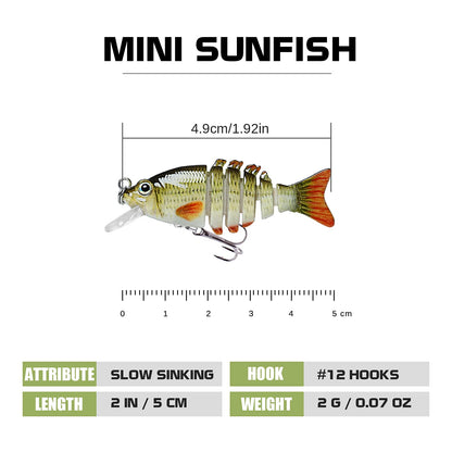TRUSCEND Easy Catch Swimmax, Magic Noisy Turbulent Wiggling and Vibrating Action for More Bites, Lifelike Fishing Lures for All Species, Swimbait for Relax Family Fishing, Must-Have for Lovely Anglers