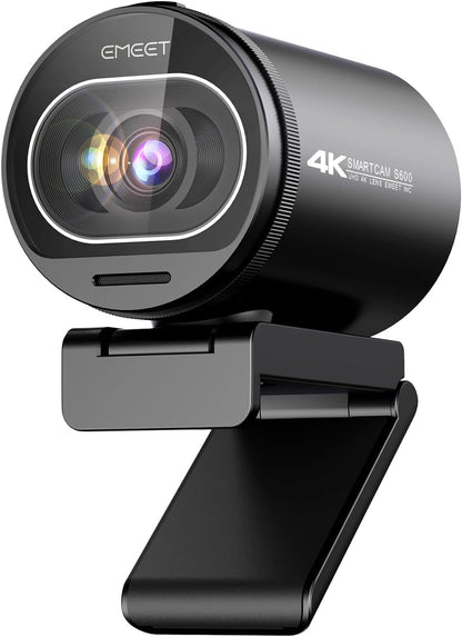 EMEET S600 4K Webcam for Streaming, Sony 1/2.55'' Sensor, PDAF Autofocus