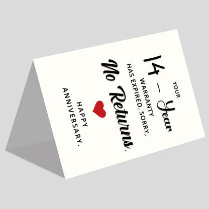 Funny 1st Anniversary Card, Anniversary Card Gifts for Men Women