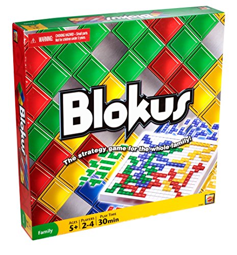 Mattel Games Blokus XL Strategy Board Game, Family Game for Kids & Adults with Colorful Oversized Pieces & Just One Rule (Amazon Exclusive)
