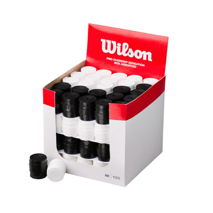 WILSON Sporting Goods Perforated Pro Overgrip (12-Pack), White (WRZ4006WH)