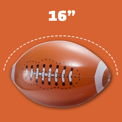 12-Pack Inflatable Soccer Balls 16-inch, Soccer Party Beach Balls Bulk