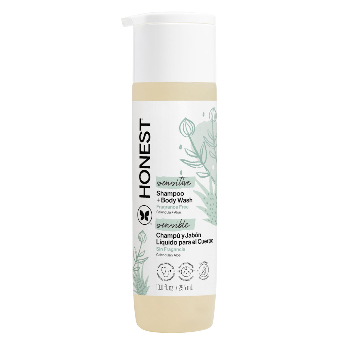The Honest Company Shampoo & Body Wash, Tear-Free, Lavender Calm, 10 fl oz