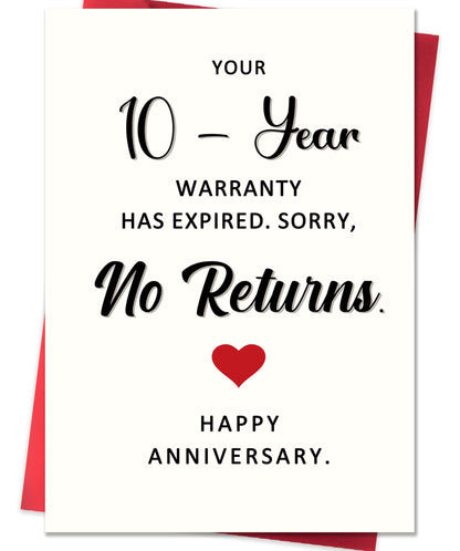 Funny 1st Anniversary Card, Anniversary Card Gifts for Men Women