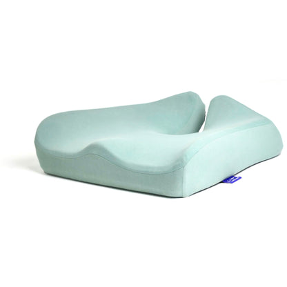 C CUSHION LAB Patented Pressure Relief Seat Cushion for Long Sitting Hours on Office/Home Chair, Car, Wheelchair - Extra-Dense Memory Foam for Hip, Tailbone, Coccyx, Sciatica - Light Grey
