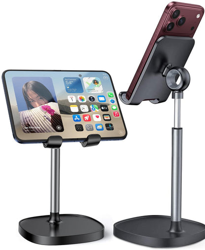 LISEN Desk Phone Stand Holder, iPhone Stand Pink Gifts for Women Girls