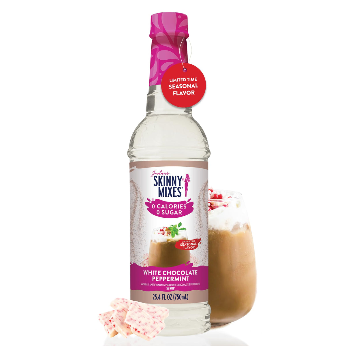 Jordan's Skinny Mixes Pumpkin Caramel Coffee Syrup, 25.4 fl oz