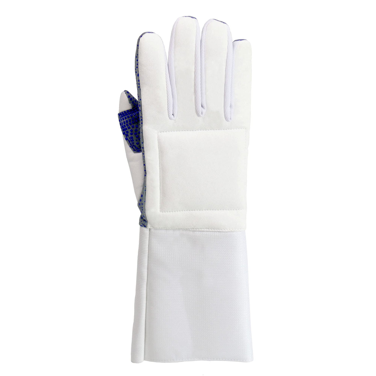 LEONARK Padded Fencing Glove for Foil Epee Sabre, Anti-Slip PU Dot Protective Fencing Bout Practice Glove with Shock Absorbing Pad, Long Forearm Sleeve Design, 1 Pack