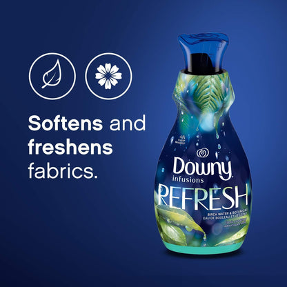 Downy Ultra Soft Fabric Softener Liquid, Calm, Lavender and Vanilla Bean, 56 fl oz, 83 Loads
