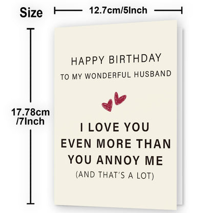 WowBefun Gifts for Men Him | Funny Birthday Card & Gifts for Men Husband Boyfriend Him, Happy Bday Card