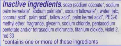 Dial Antibacterial Bar Soap, Calm & Soothe Lavender & Jasmine Deodorant Bar, 4oz (8 Bars)
