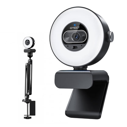 EMEET S600 4K Webcam for Streaming, Sony 1/2.55'' Sensor, PDAF Autofocus