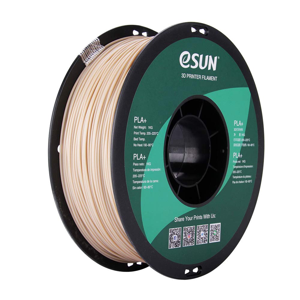 eSUN PLA PRO (PLA+) 3D Printer Filament, Dimensional Accuracy +/- 0.03mm, 1kg Spool, 1.75mm, Beige