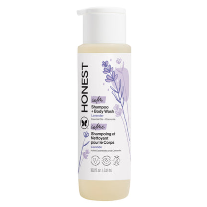 The Honest Company Shampoo & Body Wash, Tear-Free, Lavender Calm, 10 fl oz