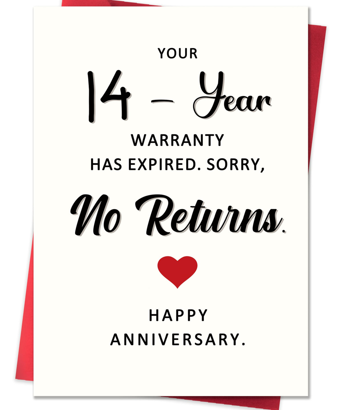 Funny 1st Anniversary Card, Anniversary Card Gifts for Men Women