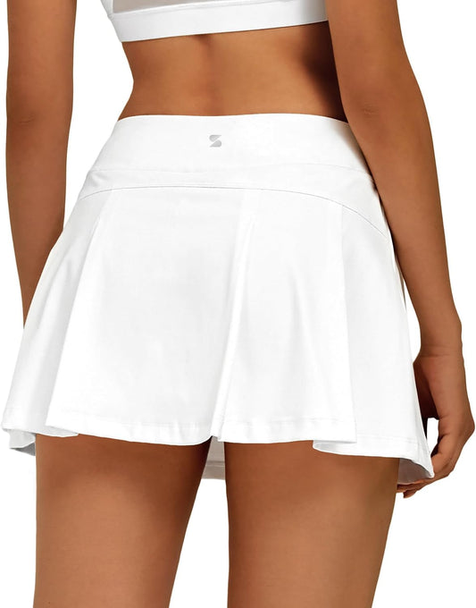 Stelle Women Tennis Skirt High Waisted Athletic Golf Skorts with Pockets