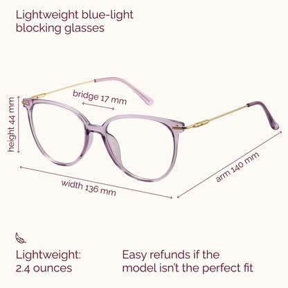 Gaoye Round Blue Light Blocking Glasses