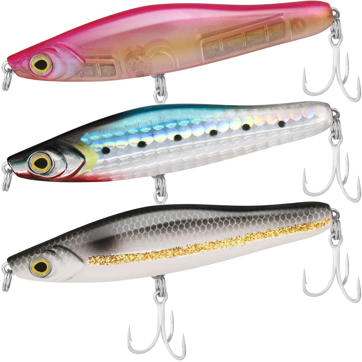 TRUSCEND Easy Catch Swimmax, Magic Noisy Turbulent Wiggling and Vibrating Action for More Bites, Lifelike Fishing Lures for All Species, Swimbait for Relax Family Fishing, Must-Have for Lovely Anglers
