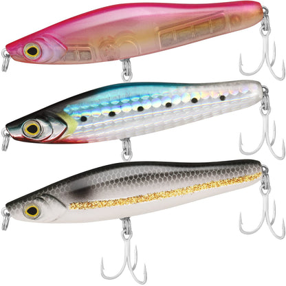 TRUSCEND Easy Catch Swimmax, Magic Noisy Turbulent Wiggling and Vibrating Action for More Bites, Lifelike Fishing Lures for All Species, Swimbait for Relax Family Fishing, Must-Have for Lovely Anglers