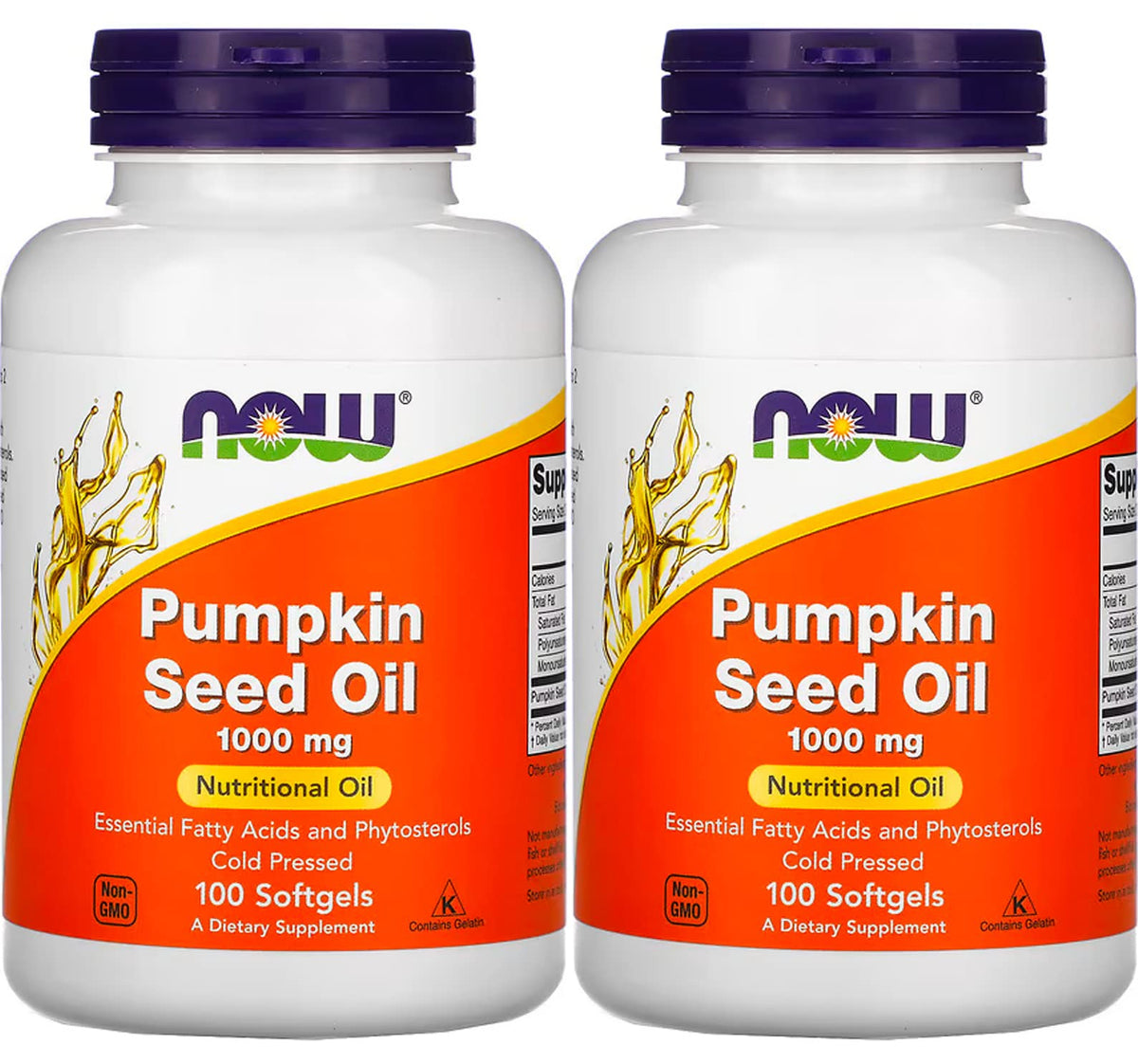 NOW Supplements, Pumpkin Seed Oil 1000 mg, Cold Pressed, 200 Softgels